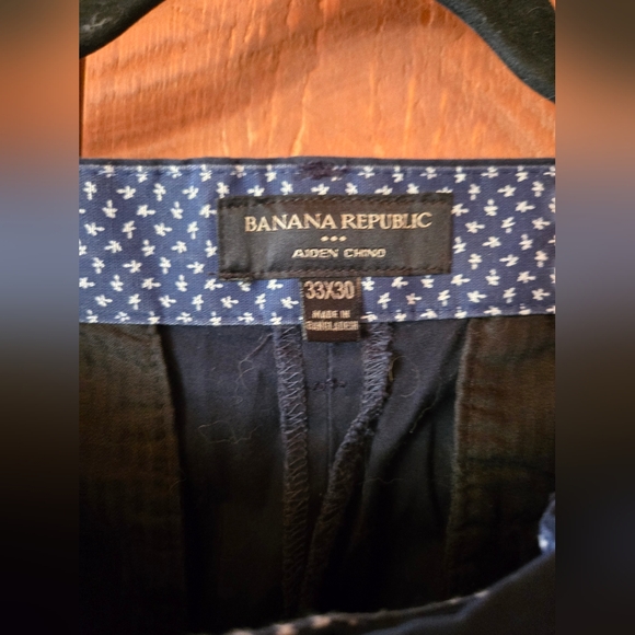 💙 Banana Republic Chinos | 👖 Men’s Pants 33x30 | Preppy Navy 💙 - Picture 3 of 7